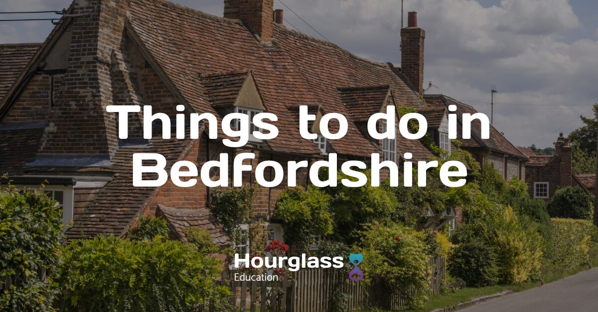 image of Bedfordshire with the text 'things to do in Bedfordshire'